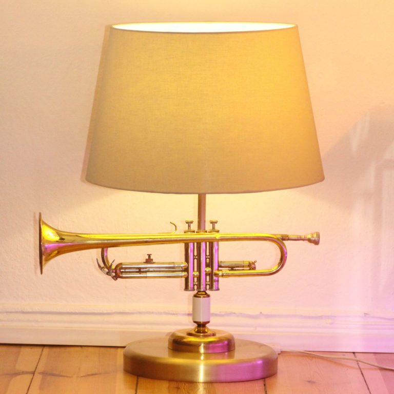 Trompetenlampe Stehlampe Vintage Retro Einzelstück