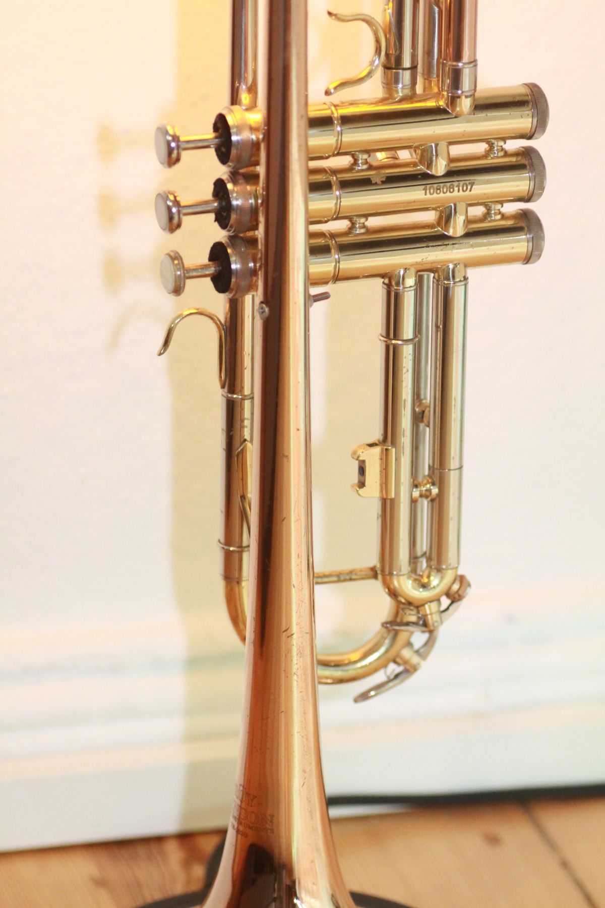 Trumpet Lamp Floor Lamp Gold-Pink Beige Black Design