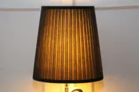 Trompetenlampe Stehlampe Silber Schwarz Nachhaltig Unikat