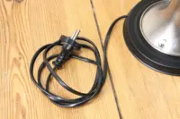 Trompetenlampe Stehlampe Silber Schwarz Nachhaltig Unikat