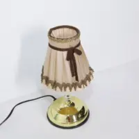 Lampe Tischleuchte Touch Funktion Retro Lampenschirm