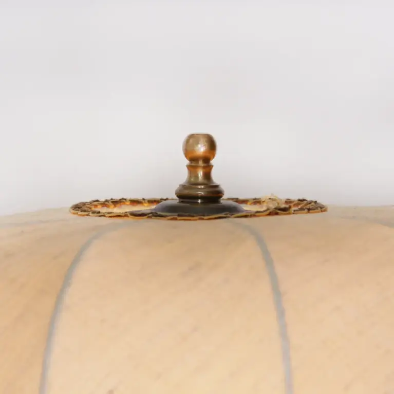 Stehlampe Messing Antik-Gold Beige 160cm 70er Jahre Retro Vintage