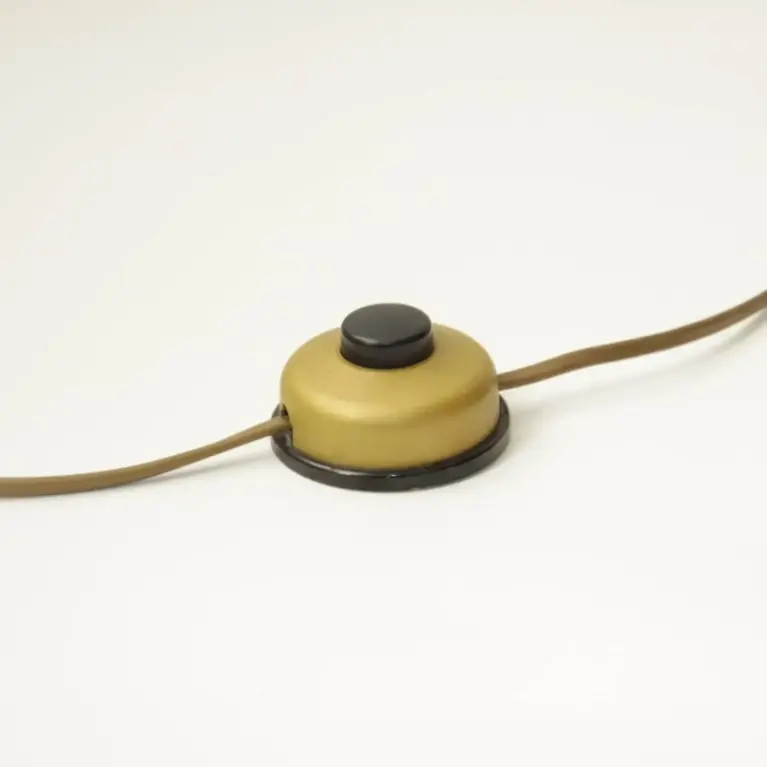 Stehlampe Messing Gold Beige 138cm 80er J Vintage