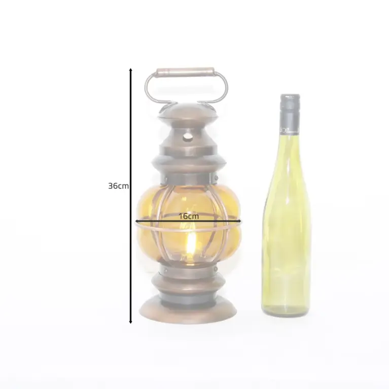 Tischlampe Metallgestell Glas 36cm 80er J Vintage