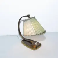 Schreibtischlampe Nachttischlampe 1960 Jahre Messing Antik