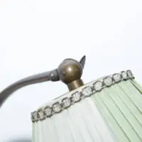 Schreibtischlampe Nachttischlampe 1960 Jahre Messing Antik