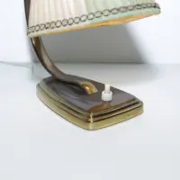 Schreibtischlampe Nachttischlampe 1960 Jahre Messing Antik