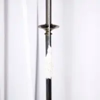 Stehlampe Messing Massiv 155cm Kunstglasperlen 70er J Vintage