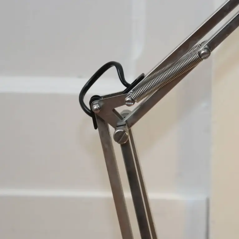 Schreibtischlampe Tischleuchte „IKEA – FORSA“ vernickelt