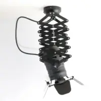 Decken- & Wandlampe im Fotostudio-Design mit Pantograph – stufenlos ausziehbar
