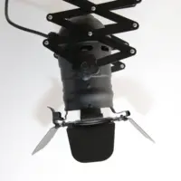 Decken- & Wandlampe im Fotostudio-Design mit Pantograph – stufenlos ausziehbar