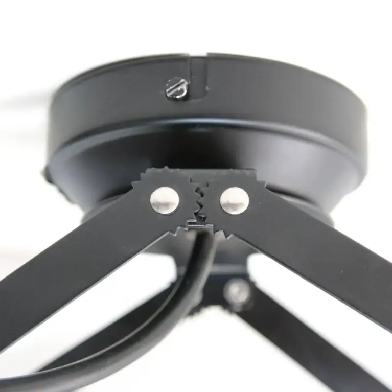 Decken- & Wandlampe im Fotostudio-Design mit Pantograph – stufenlos ausziehbar