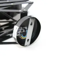 Decken- & Wandlampe im Fotostudio-Design mit Pantograph – stufenlos ausziehbar