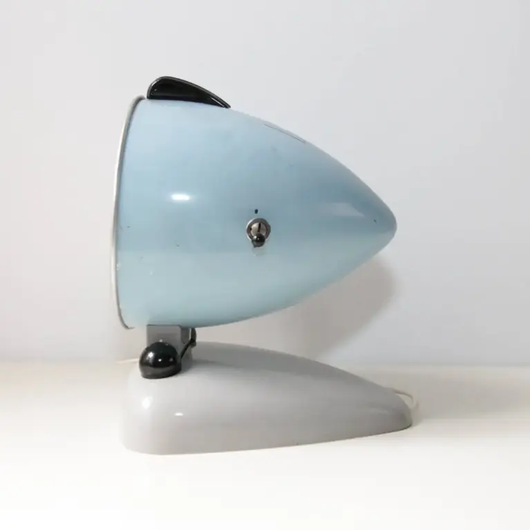 Quarzlampe Türkis-Grau 60er–70er Jahren Vintage Designklassiker