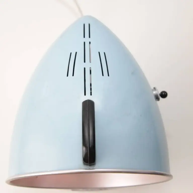 Quarzlampe Türkis-Grau 60er–70er Jahren Vintage Designklassiker