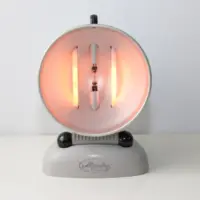 Quarzlampe Türkis-Grau 60er–70er Jahren Vintage Designklassiker