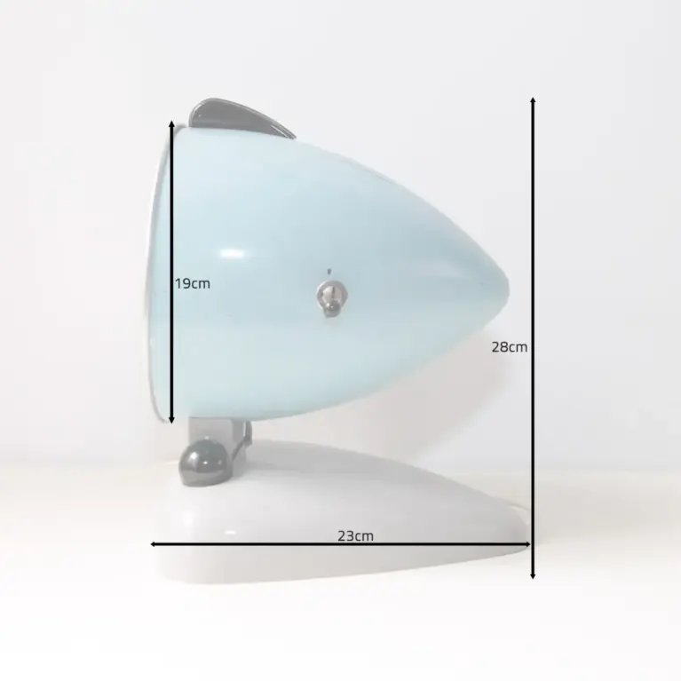 Quarzlampe Türkis-Grau 60er–70er Jahren Vintage Designklassiker
