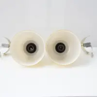 2er Set Wandlampen Messing Glasschirm 80er J Vintage