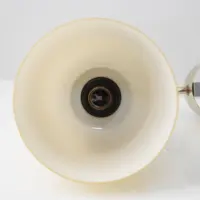 Wandlampe Messing Glasschirm 80er Jahre Vintage