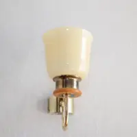 2er Set Wandlampen Messing Glasschirm 80er J Vintage