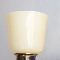 2er Set Wandlampen Messing Glasschirm 80er J Vintage