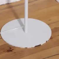 Stehlampe mit Glaskugel LED und RGB-Fernbedienung Weiß 141cm