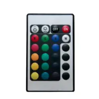 Stehlampe mit Glaskugel LED und RGB-Fernbedienung Weiß 141cm