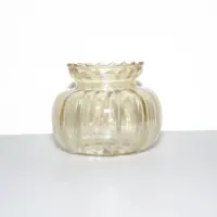 Glasschirm Ersatzschirm Hellbraun für Deckenlampe Vintage