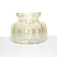 Glasschirm Ersatzschirm Hellbraun für Deckenlampe Vintage