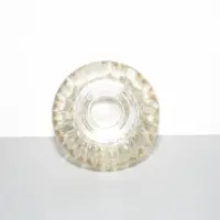 Glasschirm Ersatzschirm Hellbraun für Deckenlampe Vintage